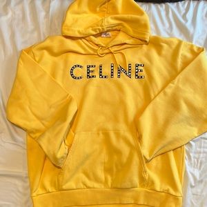 Yellow Celine hoodie